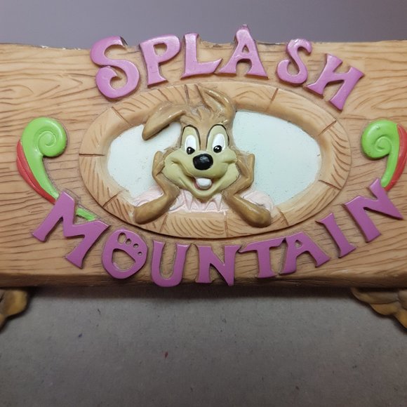 Vintage DISNEY Splash Mountain Bre'r Rabbit Bear Fox 3D Picture Frame Disneyland - Picture 15 of 16